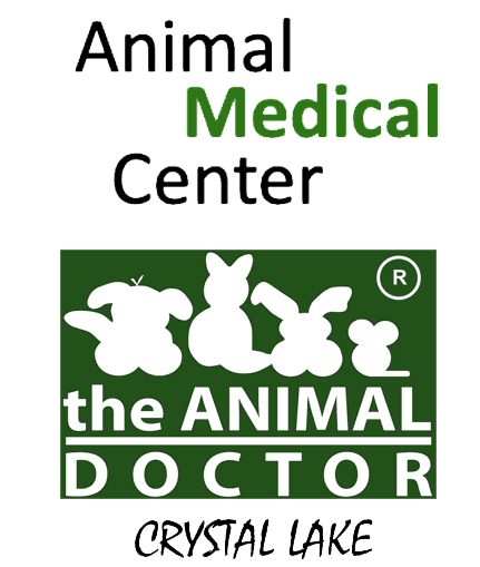 Animal Medical Center logo with animal silhouettes.